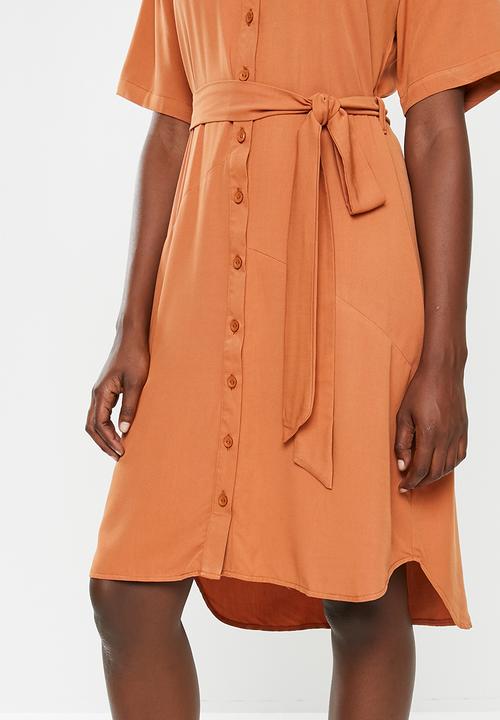 edit - Shirt dress - orange