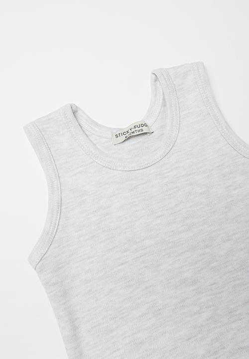 Sticky Fudge - Sleeveless onesie - grey
