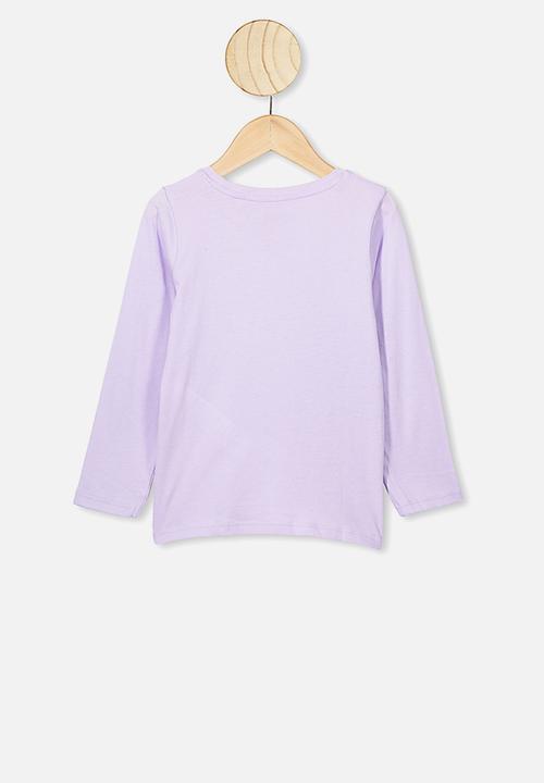 Cotton On - Penelope long sleeve tee - lilac