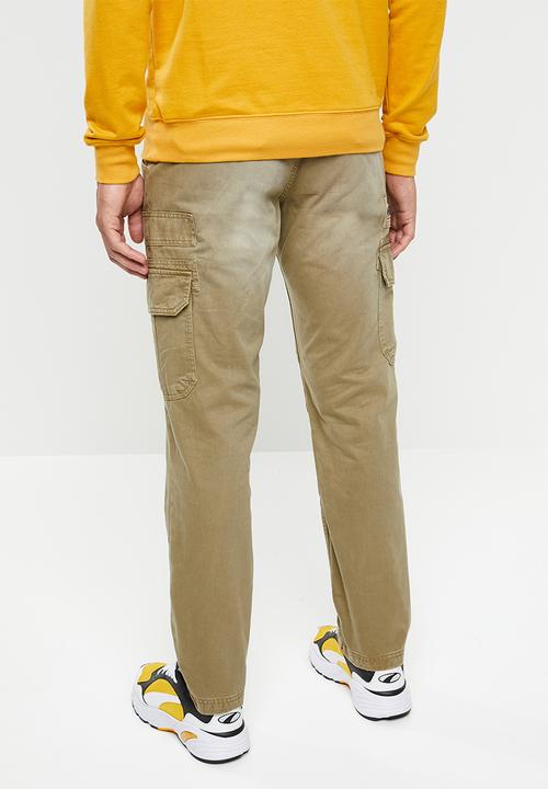 STYLE REPUBLIC - Belted cargo pants - beige