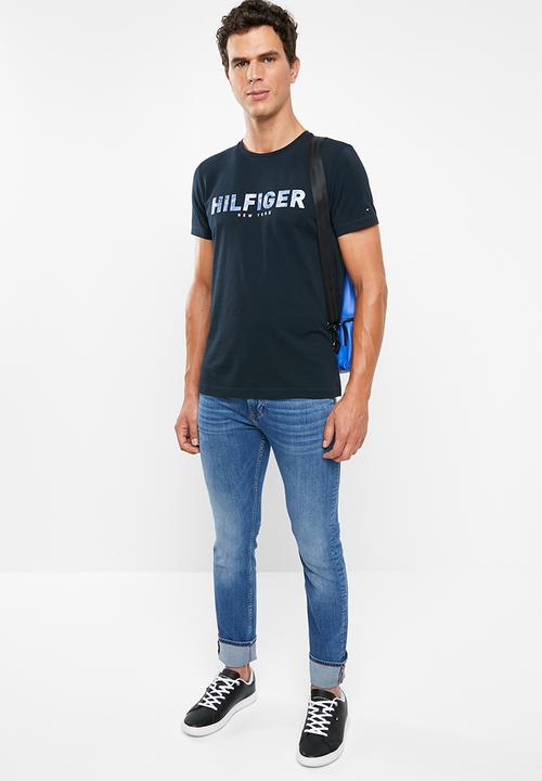 Tommy Hilfiger - Hilfiger applique tee - black