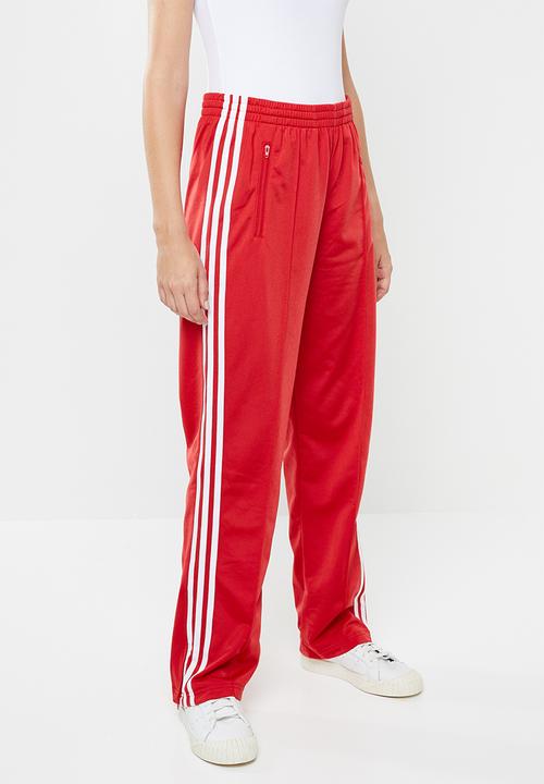 red adidas trackpants