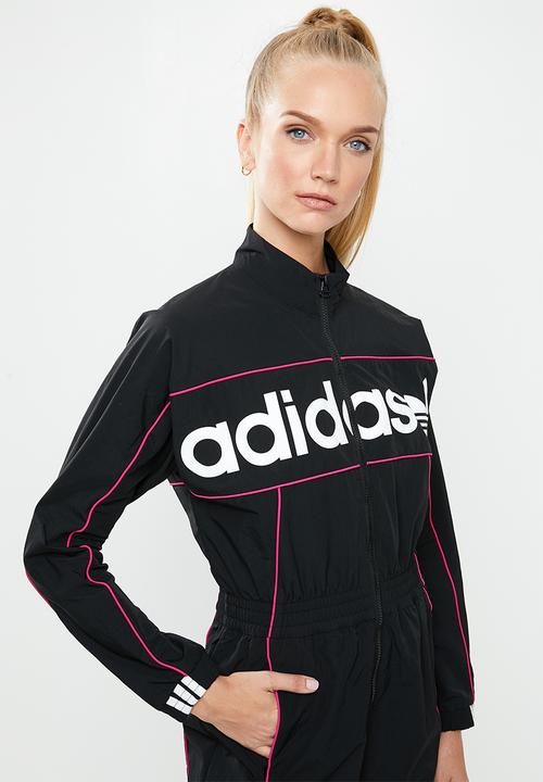 adidas Originals - Adidas long sleeve jumpsuit - black