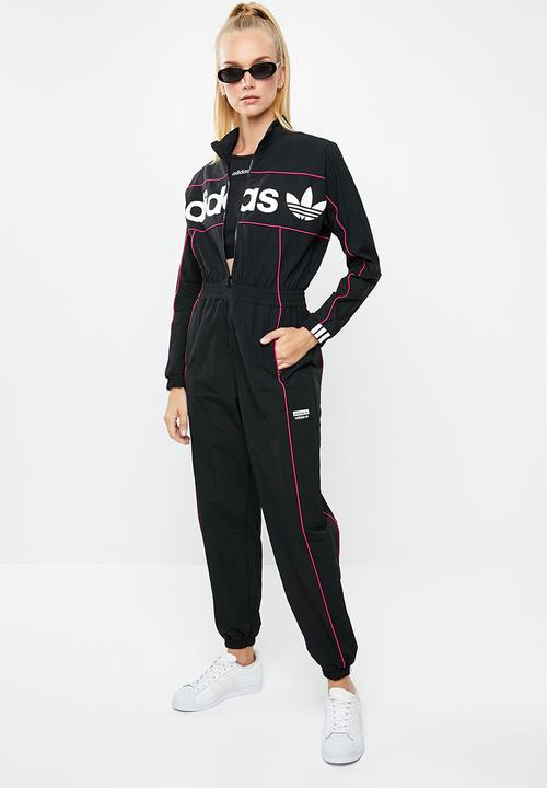 adidas Originals - Adidas long sleeve jumpsuit - black