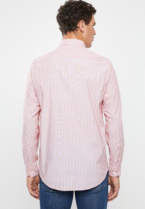 Tommy Hilfiger - Stripe shirt - red & white