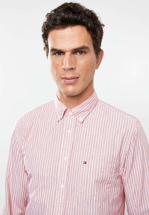Tommy Hilfiger - Stripe shirt - red & white