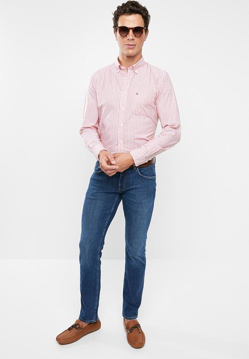 Tommy Hilfiger - Stripe shirt - red & white