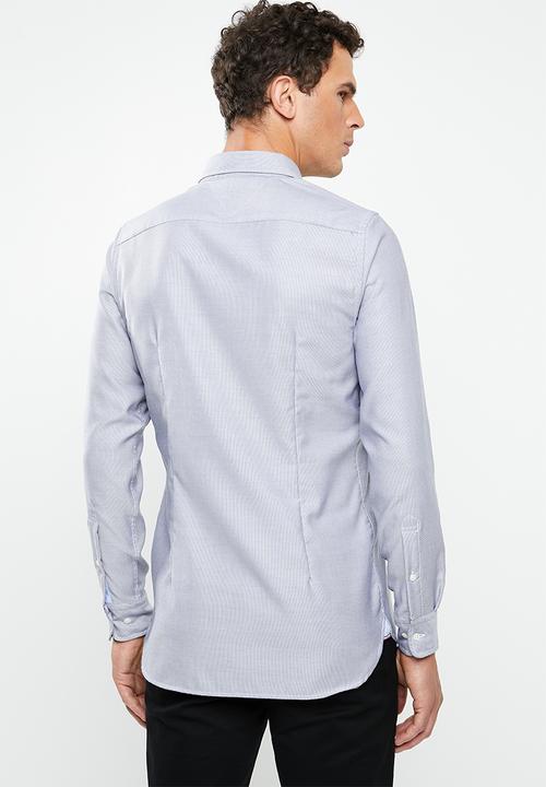 Tommy Hilfiger - Slim essential dobby shirt - grey