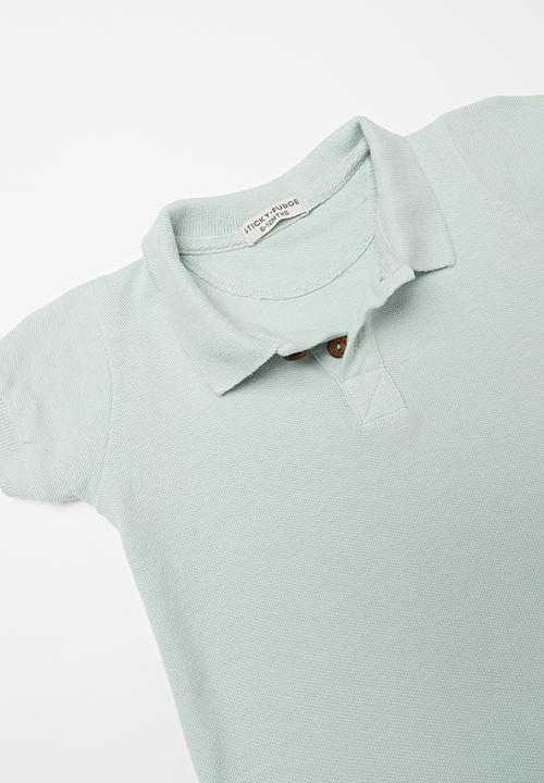 Sticky Fudge - Cloud golfer T-shirt - faded blue 