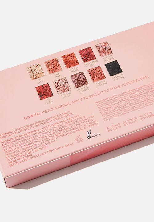 Cotton On - Rubi eyeshadow palette - 10 colour - electric nights