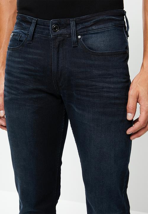 GUESS - Vega slim fit taper jeans - blue