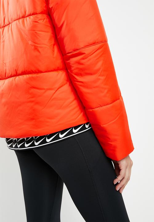 Nike - Nike sportswear syn fill puffer hooded jacket - orange