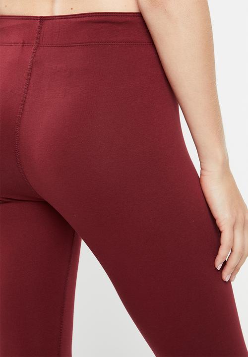 Nike - Nike sportswear legasee legging swoosh - red & white