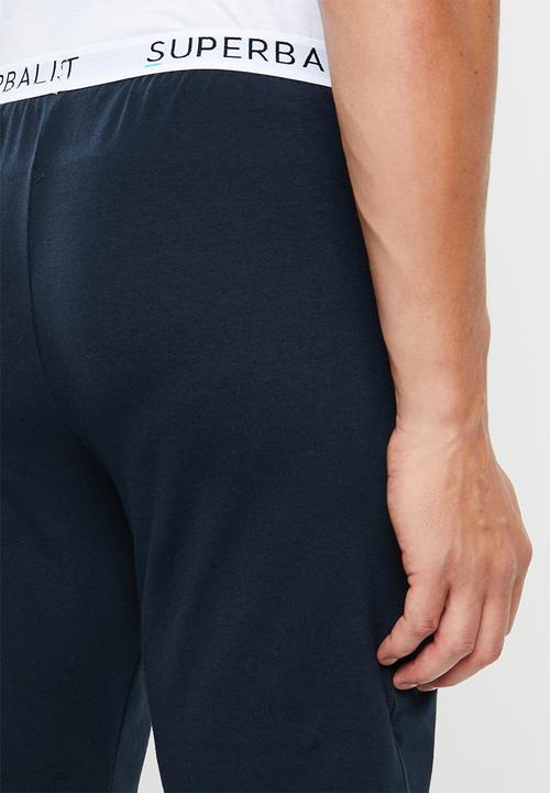 Superbalist - Knit slim fit lounge shorts - navy