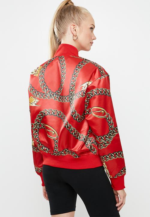 Nike - Nike sportswear syn fill glam jacket - red