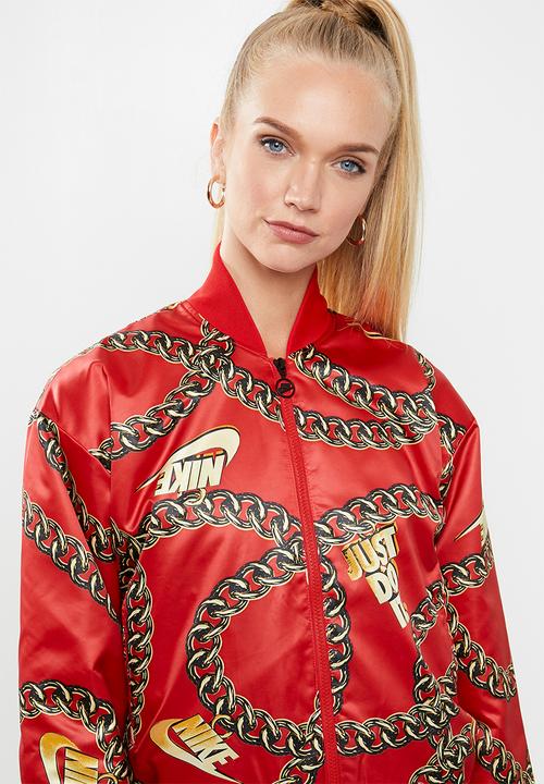 Nike - Nike sportswear syn fill glam jacket - red