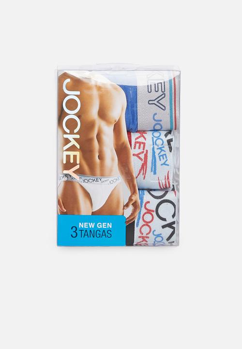 Jockey - 3 Pack plain new gen tanga - multi