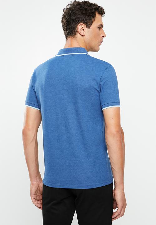 Lee  - Icon melange polo - blue