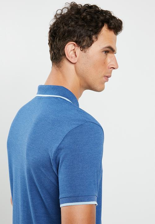 Lee  - Icon melange polo - blue