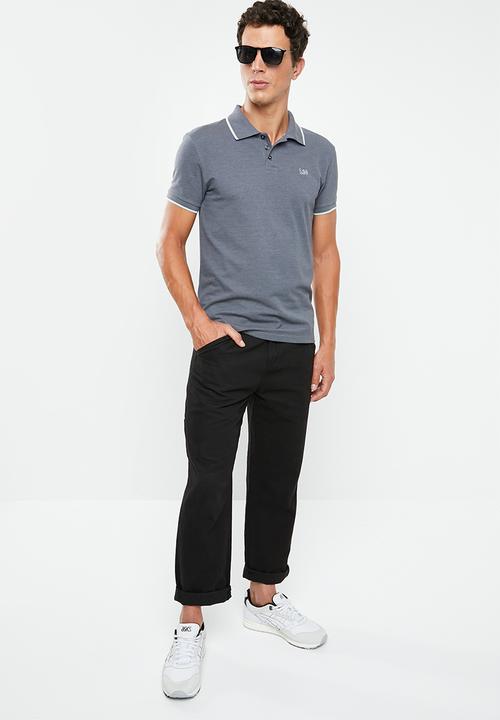 Lee  - Icon melange polo - grey