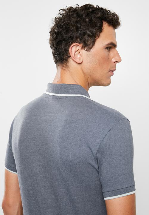 Lee  - Icon melange polo - grey