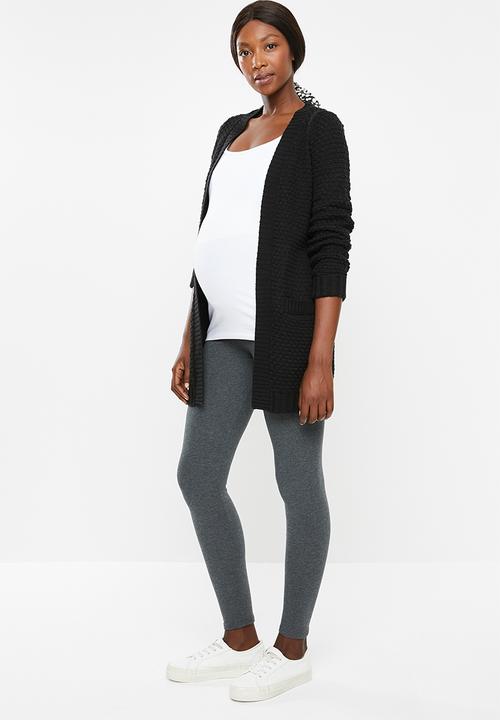 Superbalist - 2 Pack maternity leggings - black & grey