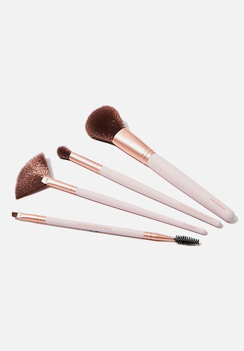 Cotton On - Brush gift set - pink & rose gold