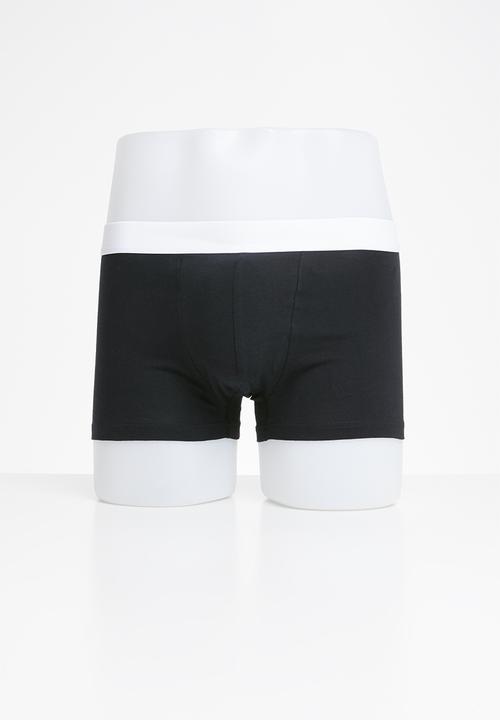 New Look - 3 Pack plain mono trunks - multi
