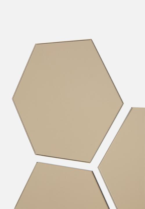 Sixth Floor - Tinted mirror - set of 4