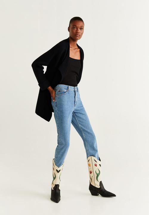 MANGO - Cardigan montiel - black