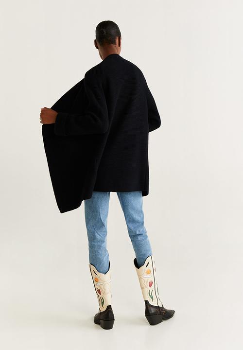 MANGO - Cardigan montiel - black