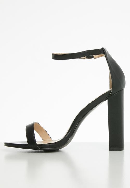 Superbalist - Angie strap block heel - black