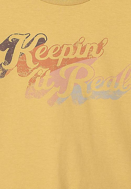 Cotton On - Max short sleeve tee - vintage honey