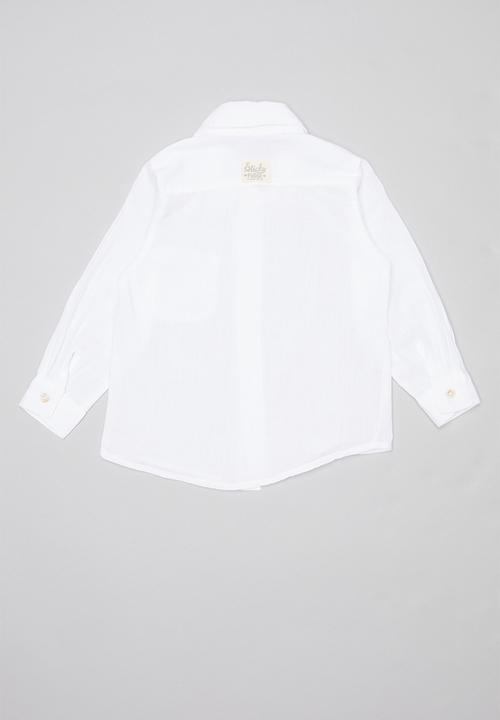 Sticky Fudge - Summer long sleeve shirt - white