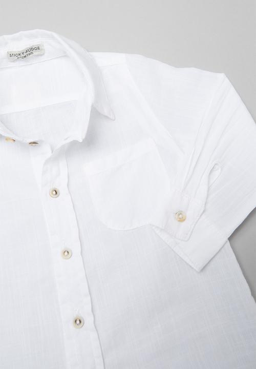 Sticky Fudge - Summer long sleeve shirt - white