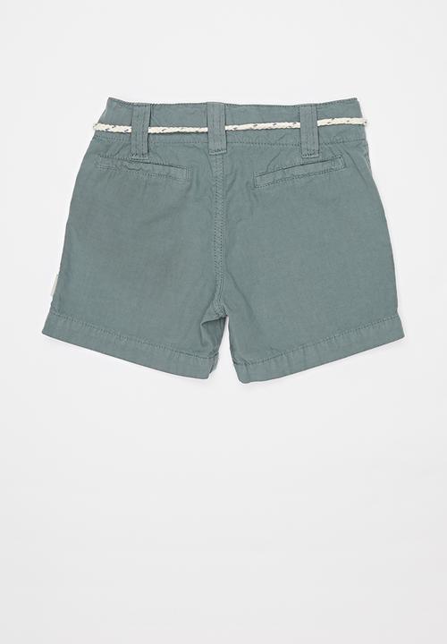 Sticky Fudge - Diesel tailored shorts - green 