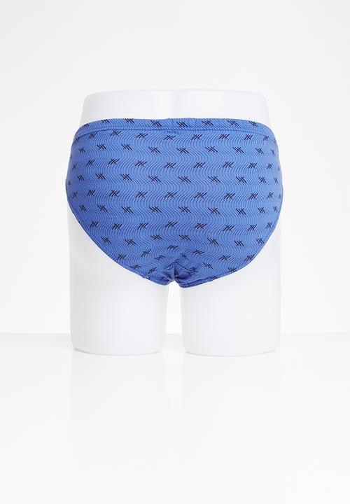 Jockey - 5 Pack fancy skants - blue & red