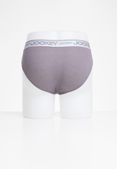 Jockey - 3 Pack plain new generation jockey briefs - multi
