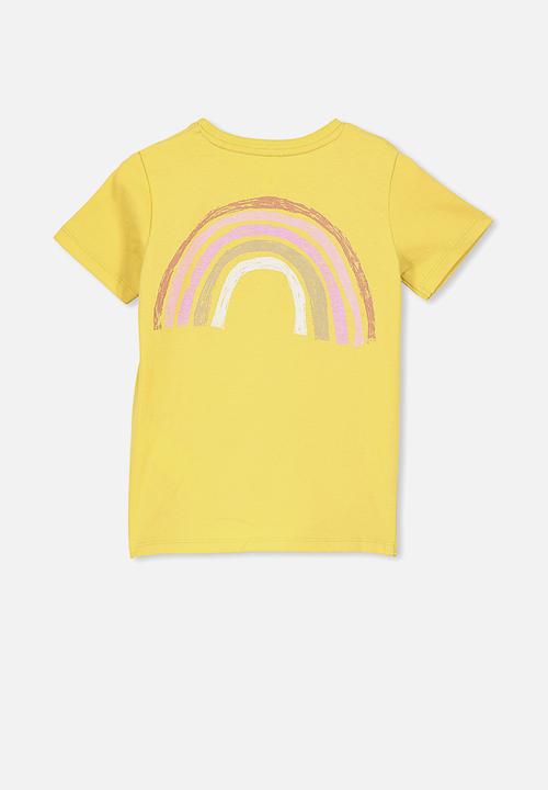 Cotton On - Penelope short sleeve tee - corn silk
