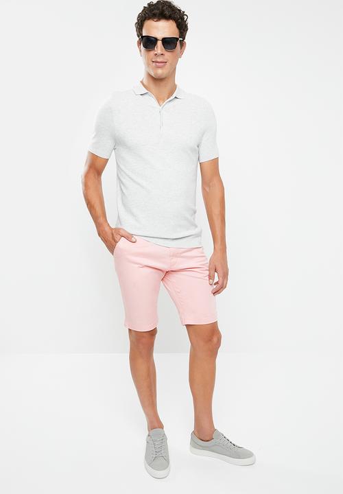 POLO - Milano stretch chino shorts - pink 