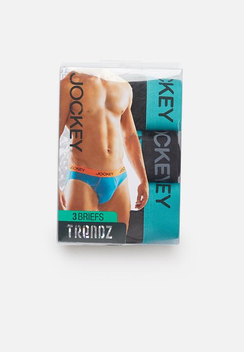 Jockey - Trendz single jersey piped briefs - multi