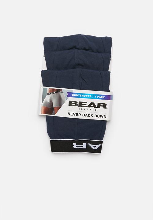 Bear - 3 Pack bodyshorts plain (ongoing) - navy
