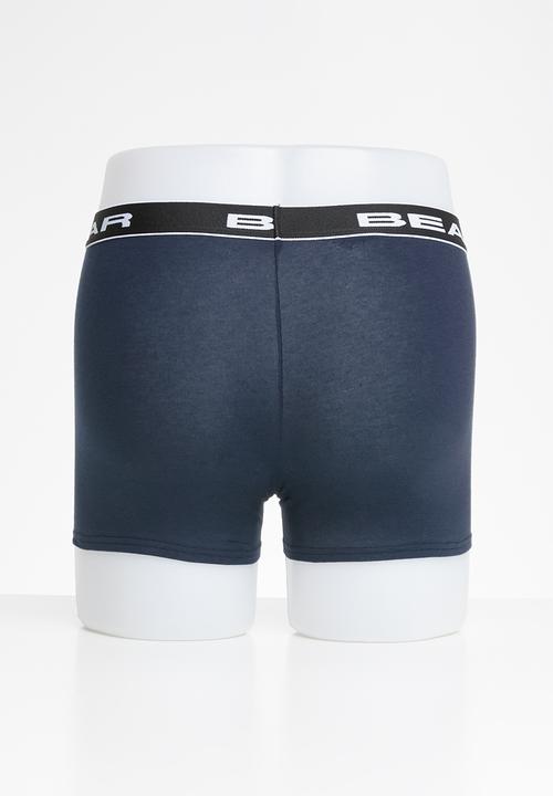 Bear - 3 Pack bodyshorts plain (ongoing) - navy