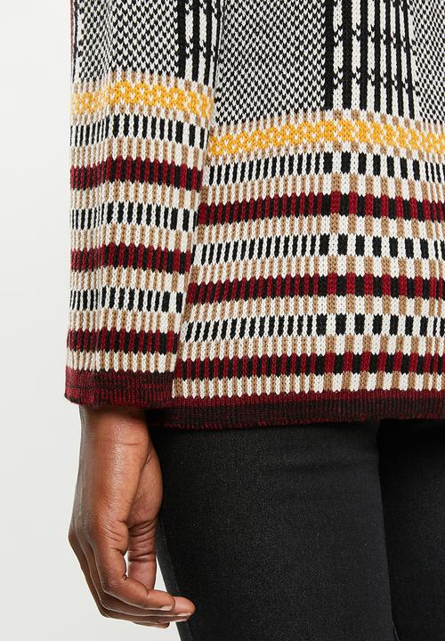 edit - Patterned cardi - multi 