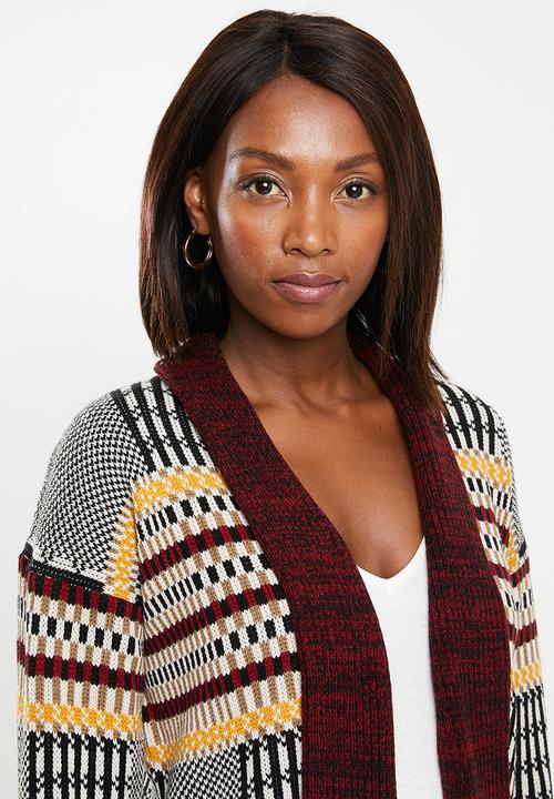 edit - Patterned cardi - multi 
