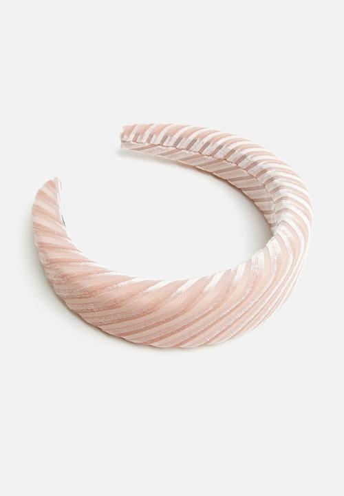 Superbalist - Velvet thick headband - pink