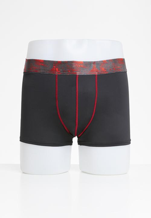 Bear - Bear digital heart - red & black