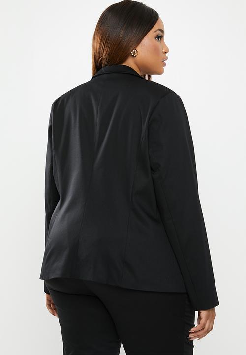 edit Plus - Smart blazer (plus) - black