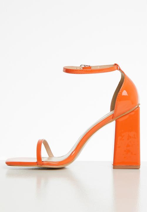 Public Desire - Anna barley there heel  - orange