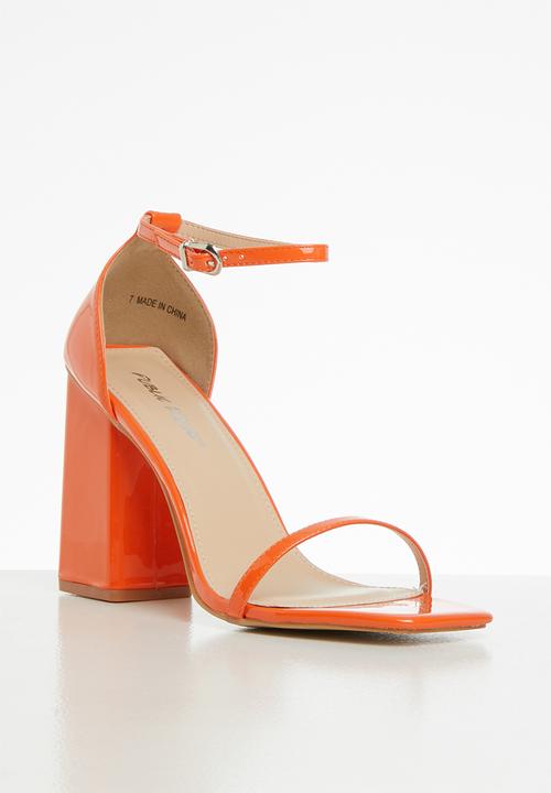 Public Desire - Anna barley there heel  - orange